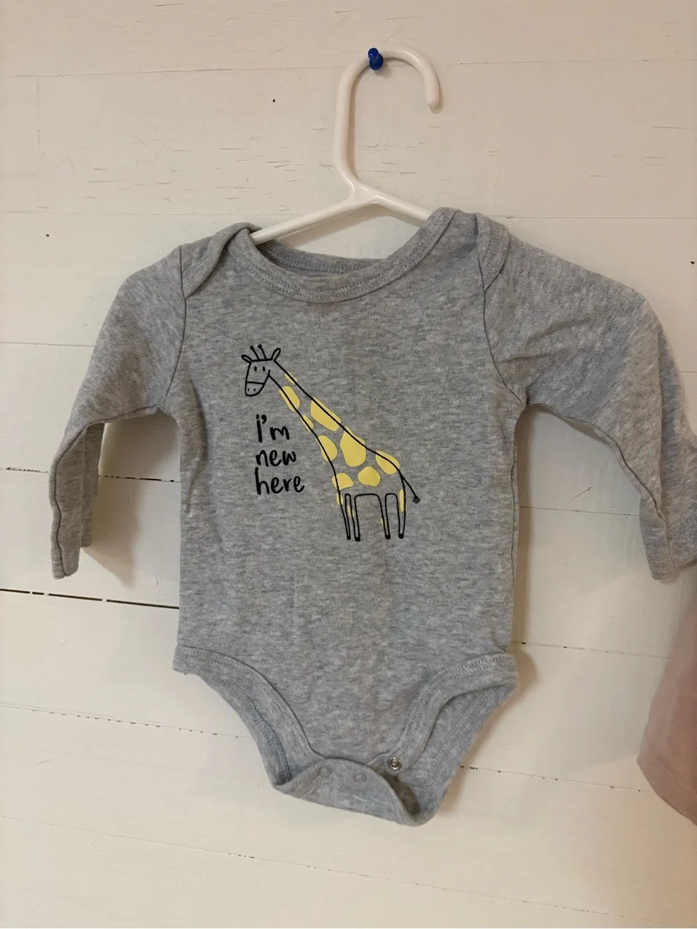 Baby Girl 9M Long Sleeve Bodysuit Lot of 3 Carters Baby Essentials